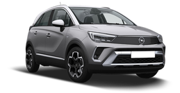 Opel Crossland Крыша белого цвета White Jade/Серебристый металлик-Quartz Grey
